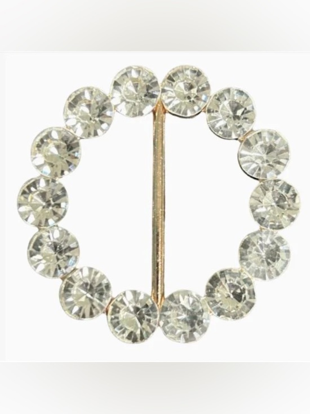 BRAND NEW WITH TAGS Crystal Rhinestone T-Shirt Tie Ring